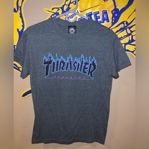 Thrasher Gray Short Sleeve Tee Skatewear